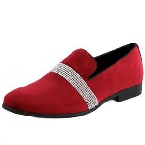 NEW AMALI men's monarch loafer in red